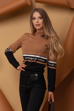 Heaven-like Knit Pullover - Coca Mocha