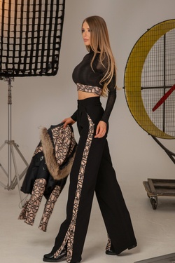 Alessa luxury wide leg pants