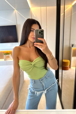 Reason To Smile Knit Top - Green