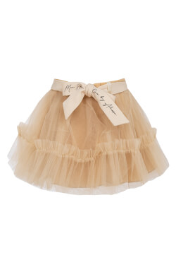 Ivory Magic Mini Tutu Skirt - Beige