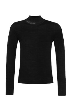 Dreamy Hug Wool Polo - Black