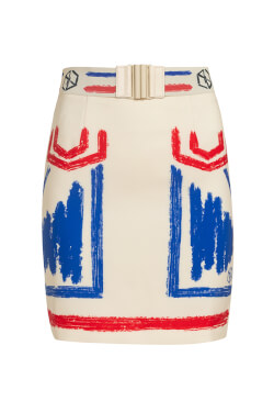 Viral Vibes Skirt With Adjustable Belt