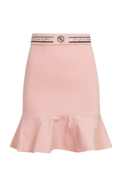 Honey Trap Skirt With Removable Belt - Pink