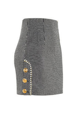 Charm Chaser Bouclé Skirt