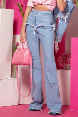 Fierce Femininity Jeans - Light Blue