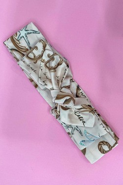 All I Want Is A Yacht Hairband - Beige