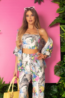 Test My Limits Crop Top - Majestic Garden