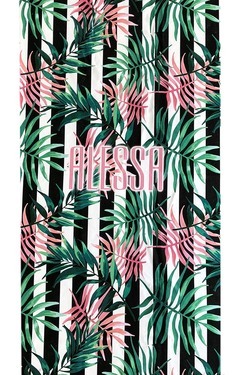 Beach Towel Pink Tropic