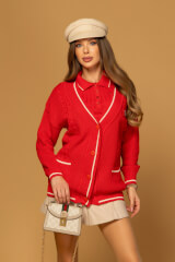 Forever Luxe Knitted Vest - Red - Image 8