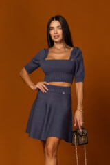 Signature Soft Knitted Crop Top - Jeans - Image 9