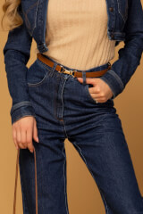 Icon Luxe Belt - Brown - Image 9